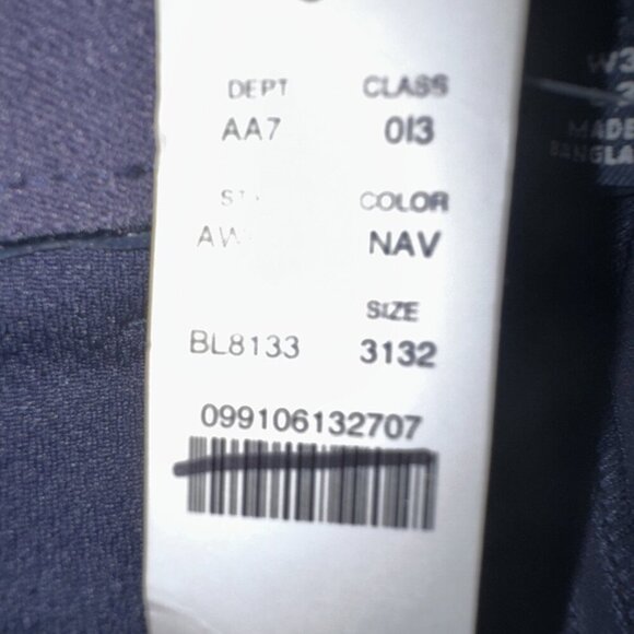 J.Crew Men's 31/32 Slim 484 Chino Pants Navy Blue NWT - Picture 7 of 14